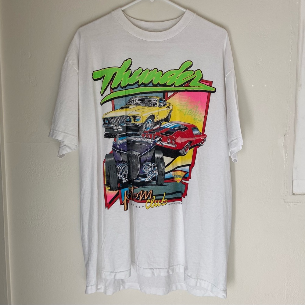 NWT Brandy Melville Thunder Cars Graphic Tee